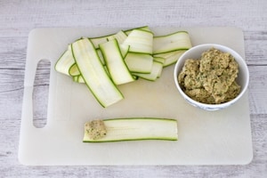 Preparazione Zucchine ripiene di tonno - Fase 3