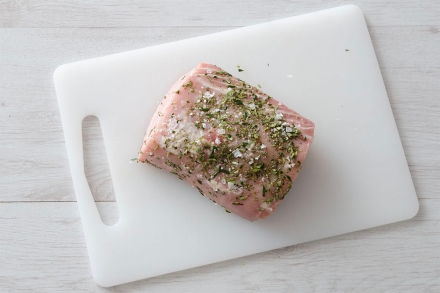 Preparazione Arista alle mele - Fase 1 Preparazione Arista alle mele - Fase 1