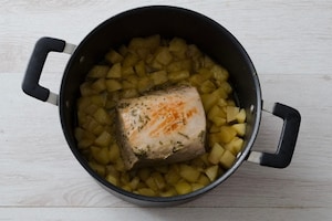 Preparazione Arista alle mele - Fase 3