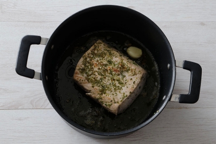 Preparazione Arista alle mele - Fase 2 Preparazione Arista alle mele - Fase 2