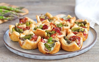 Cestini di asparagi e bacon