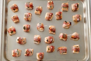 Preparazione Bocconcini di salmone e bacon - Fase 2