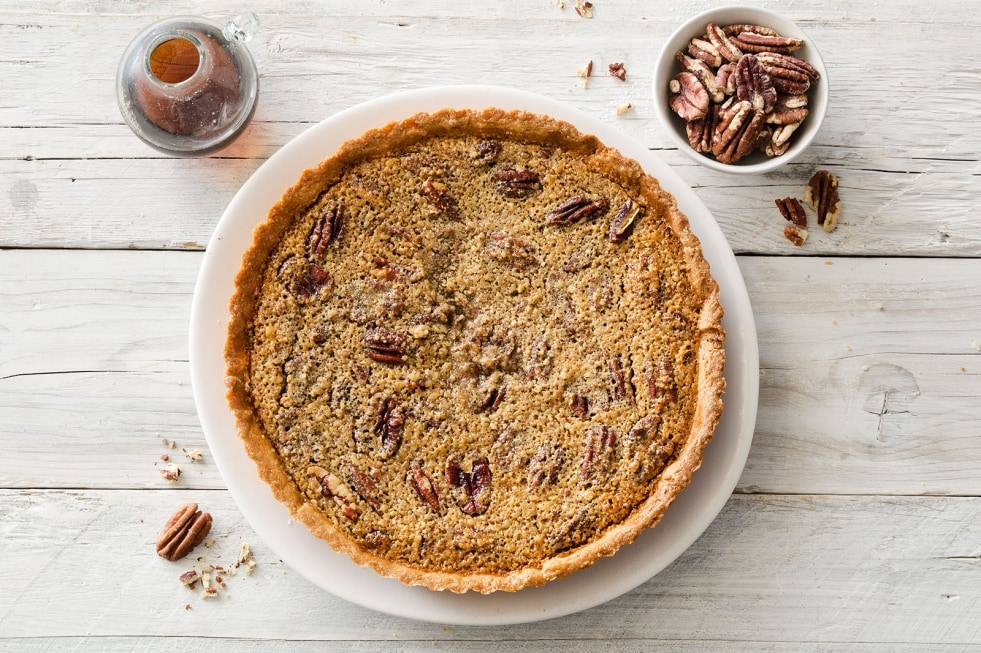 Crostata con noci pecan e sciroppo d'acero ricetta