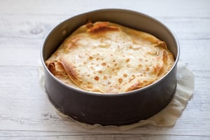 Preparazione Gratin di crepes al prosciutto e fontina - Fase 4