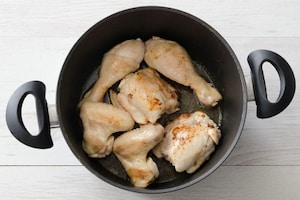 Preparazione Pollo allo spumante - Fase 1