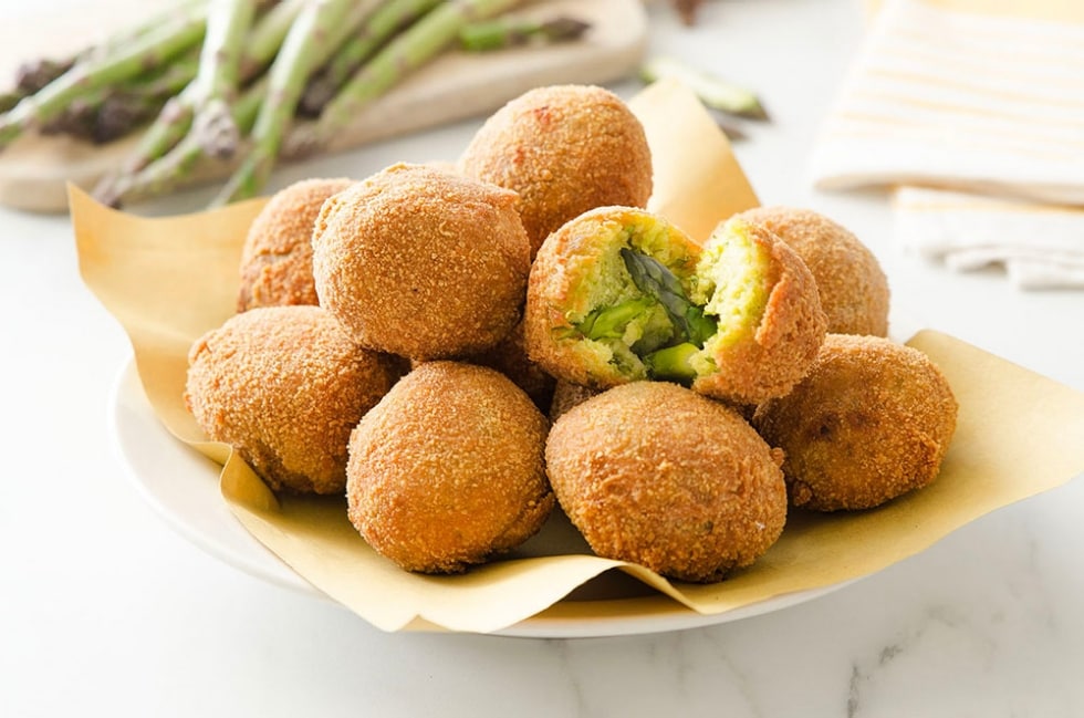 Polpette croccanti di asparagi ricetta