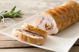 Preparazione Rotolo di tacchino alle olive - Fase 4