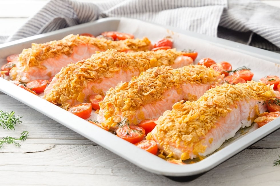 Salmone al forno ricetta