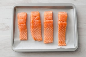 Preparazione Salmone al forno - Fase 1