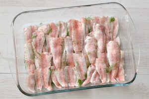 Preparazione Triglie al finocchietto - Fase 1