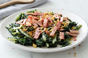 Preparazione Bietole al prosciutto - Fase 3