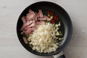 Preparazione Bietole al prosciutto - Fase 2