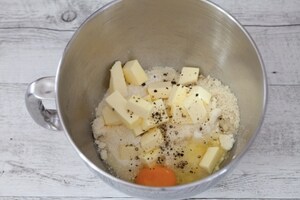 Preparazione Budini di formaggio fresco e asparagi  - Fase 1