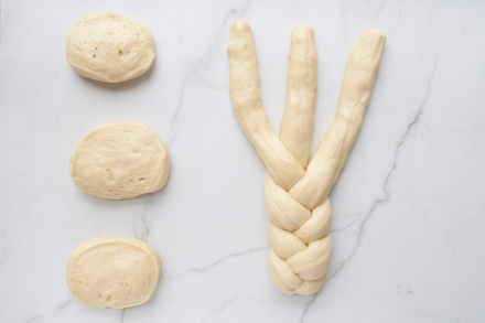 Preparazione Challah - Fase 4 Preparazione Challah - Fase 4