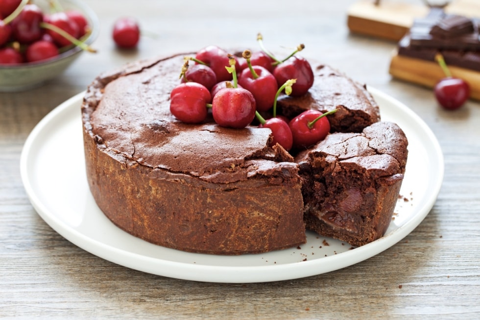 Crostata al cioccolato e ciliegie ricetta