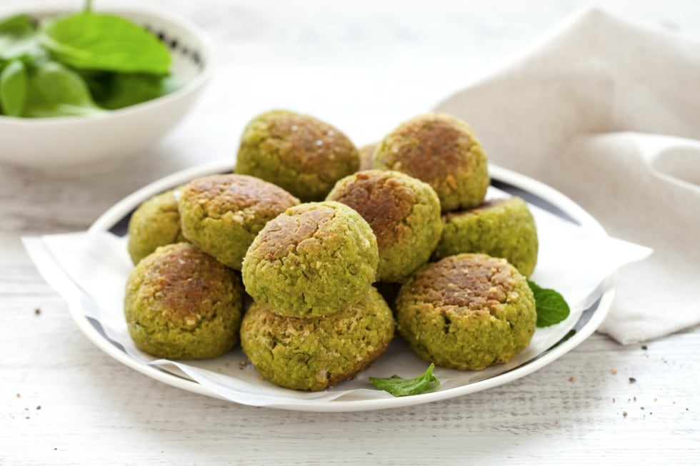 Falafel green ricetta