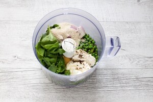 Preparazione Falafel green - Fase 1