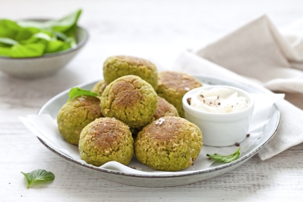 Preparazione Falafel green - Fase 3 Preparazione Falafel green - Fase 3