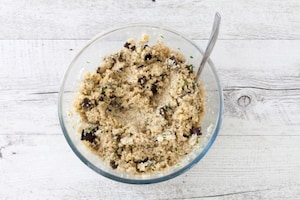 Preparazione Polpette di quinoa e melanzane - Fase 2