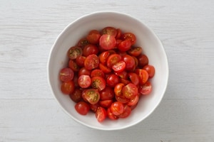 Preparazione Rana pescatrice con pomodorini - Fase 1