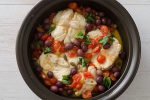 Preparazione Rana pescatrice con pomodorini - Fase 3