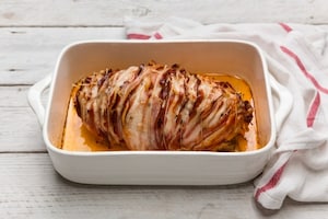 Preparazione Rotolo di tacchino in crosta di pancetta - Fase 3