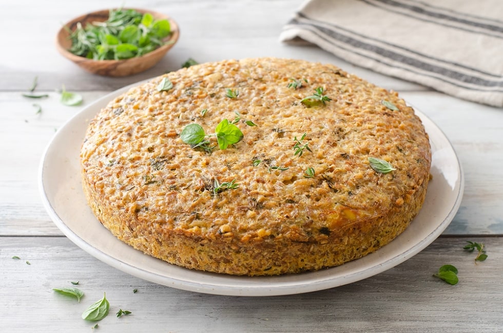 Torta di farro alle erbe ricetta