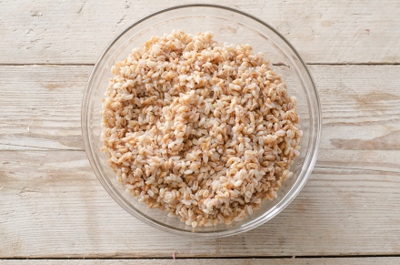 Preparazione Torta di farro alle erbe - Fase 1 Preparazione Torta di farro alle erbe - Fase 1