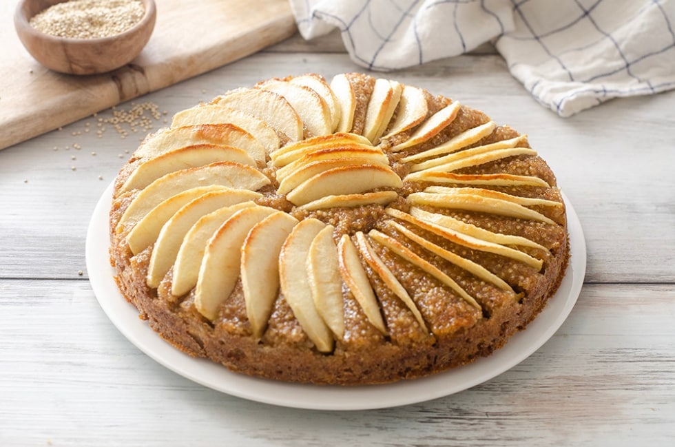 Torta di mele e quinoa ricetta