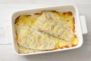 Preparazione Tranci di nasello al forno con patate - Fase 3