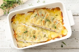 Preparazione Tranci di nasello al forno con patate - Fase 3