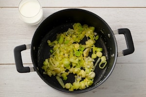 Preparazione Fagiolini gratinati - Fase 1