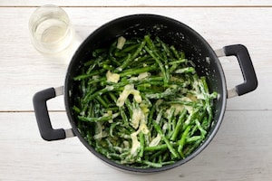 Preparazione Fagiolini gratinati - Fase 2