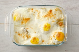 Preparazione Finocchi al forno con mozzarella e uova - Fase 4