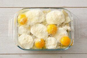 Preparazione Finocchi al forno con mozzarella e uova - Fase 3