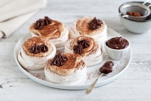 Preparazione Mini pavlova al cioccolato - Fase 4