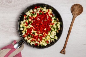 Preparazione Mozzarelle ripiene di verdure estive - Fase 1