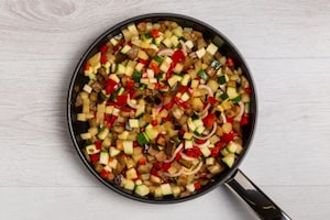 Preparazione Mozzarelle ripiene di verdure estive - Fase 2