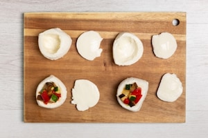 Preparazione Mozzarelle ripiene di verdure estive - Fase 3