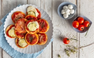 Pizzette pronte in meno di 30 minuti