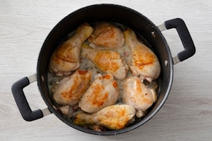 Preparazione Pollo al sidro - Fase 2