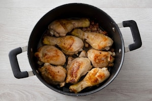 Preparazione Pollo al sidro - Fase 2