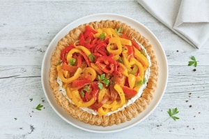 Preparazione Torta salata estiva di peperoni - Fase 4