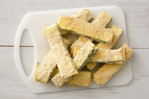 Preparazione Zucchine impanate ripiene al formaggio - Fase 5