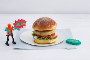 Preparazione Burger di cereali e legumi con salsa allo yogurt - Fase 3