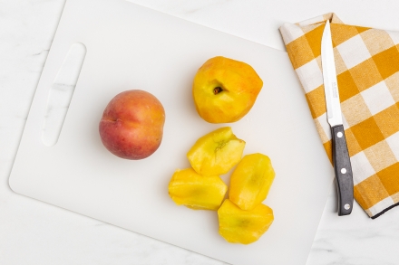 Preparazione Cobbler alle pesche - Fase 1 Preparazione Cobbler alle pesche - Fase 1