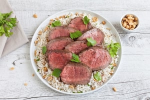 Preparazione Controfiletto di manzo con riso e spezie - Fase 3