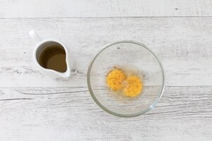 Preparazione Insalata di Lusia alla griglia con capperi e maionese d’acciughe - Fase 2