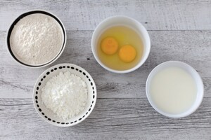 Preparazione Pastella per fritti con il Bimby - Fase 1