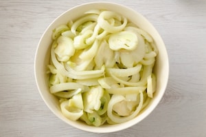 Preparazione Sformato di finocchi, uova e taleggio - Fase 1